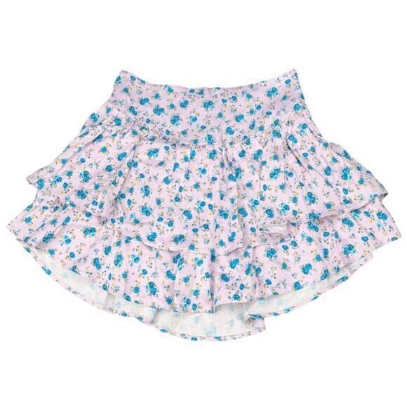 Zara Satin Mini Skirt In Floral Multi Size Medium - Picture 4 of 8